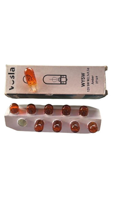 bombillo 12V 5W 2W,1X9,5D AMARILLO 551402