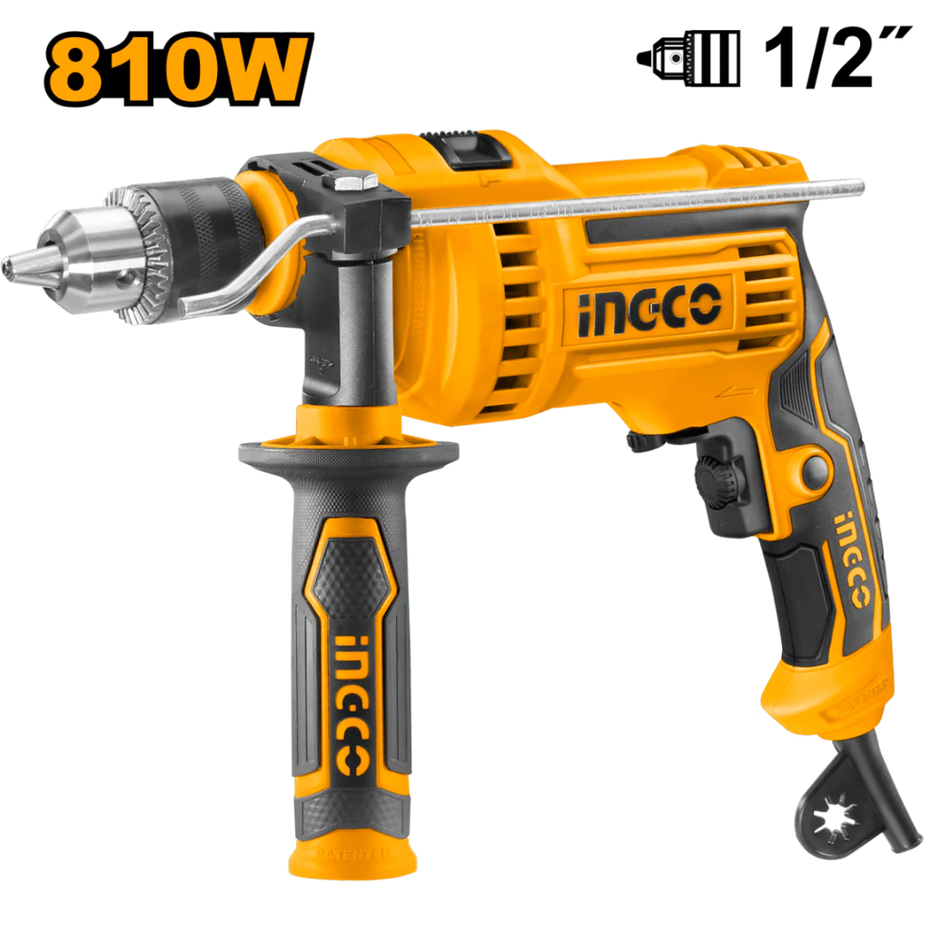 TALADRO PERCUTOR 1/2 110V 810W 0-2800 RPM UID8108