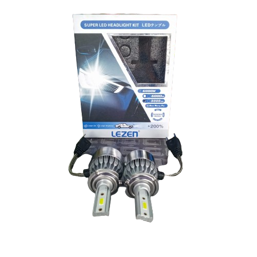 BOMBILLO H3 12V 25W 6.000K 3.800L LED (JGO) LEZEN H3-12V25W