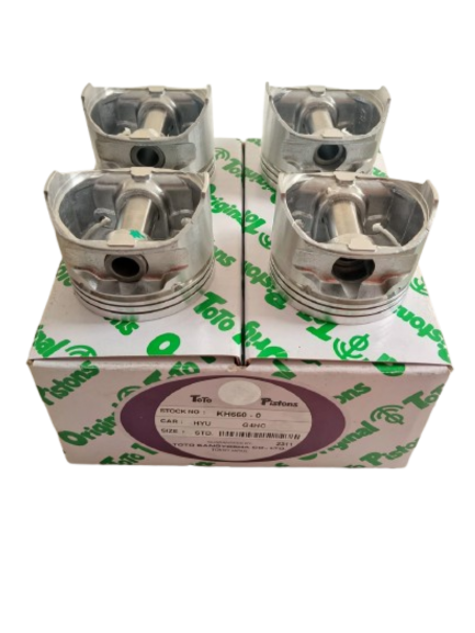 PISTONES ATOS STD 1.0 CON PASADORES MARCA TOTO KH-660 66MM 