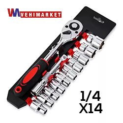 Rache Con Copas De 1/4 X 14 Pcs Cvr Ht30365