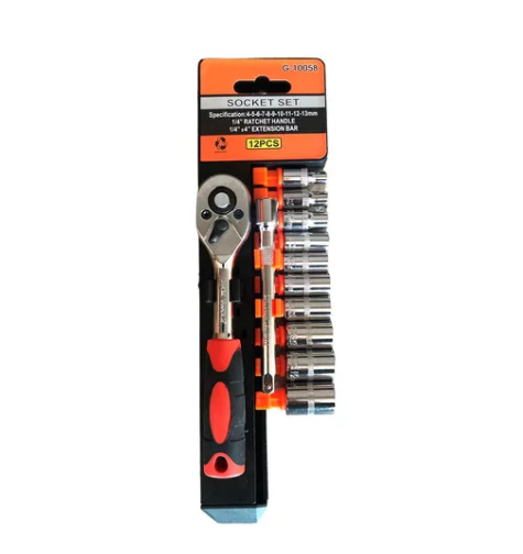 Rachet Con Copas 1/4 -12 pc  Sr-1040 I.o Company
