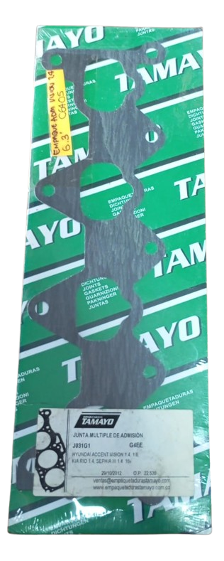 EMPAQUE ADMISION VISION 1.4 MKA TAMAYO 28411 26011