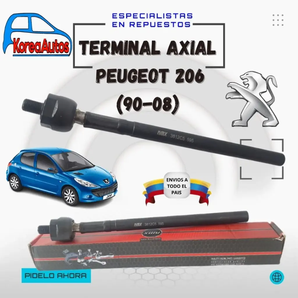 TERMINAL AXIAL PEUGEOT 206(90-08) 3812c5