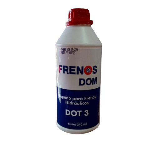 LIQUIDO FRENOS DOT3 PINTA 240ML 100107