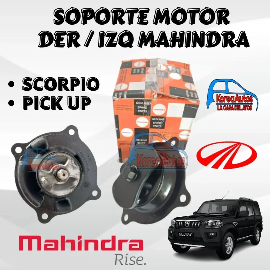 SOPORTE MOTOR MAHINDRA SCORPIO PIK UP DERECHO/IZQUIERDO
