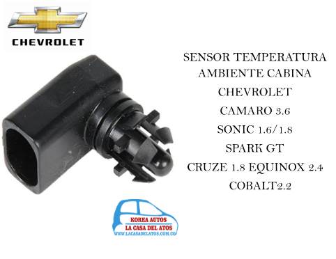 SENSOR TEMP AMBIENTE BUMPER CAMARO 3.6 SONIC 1.6/1.8 SPARK GT CRUZE 1.8 EQUINOX 2.4 COBALT2.2 25775833
