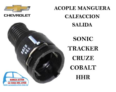 ACOPLE MANG CALFACCION SALIDA SONIC TRACKER CRUZE COBALT HHR  95089363