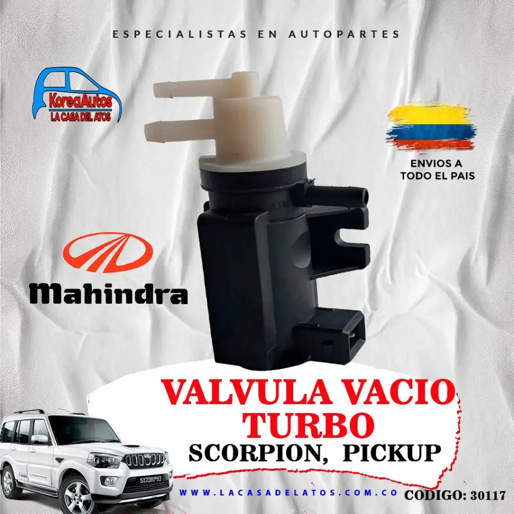 VALVULA TURBO MAHINDRA ATC AUDI A4-A3 GOLF IBISA BORA  