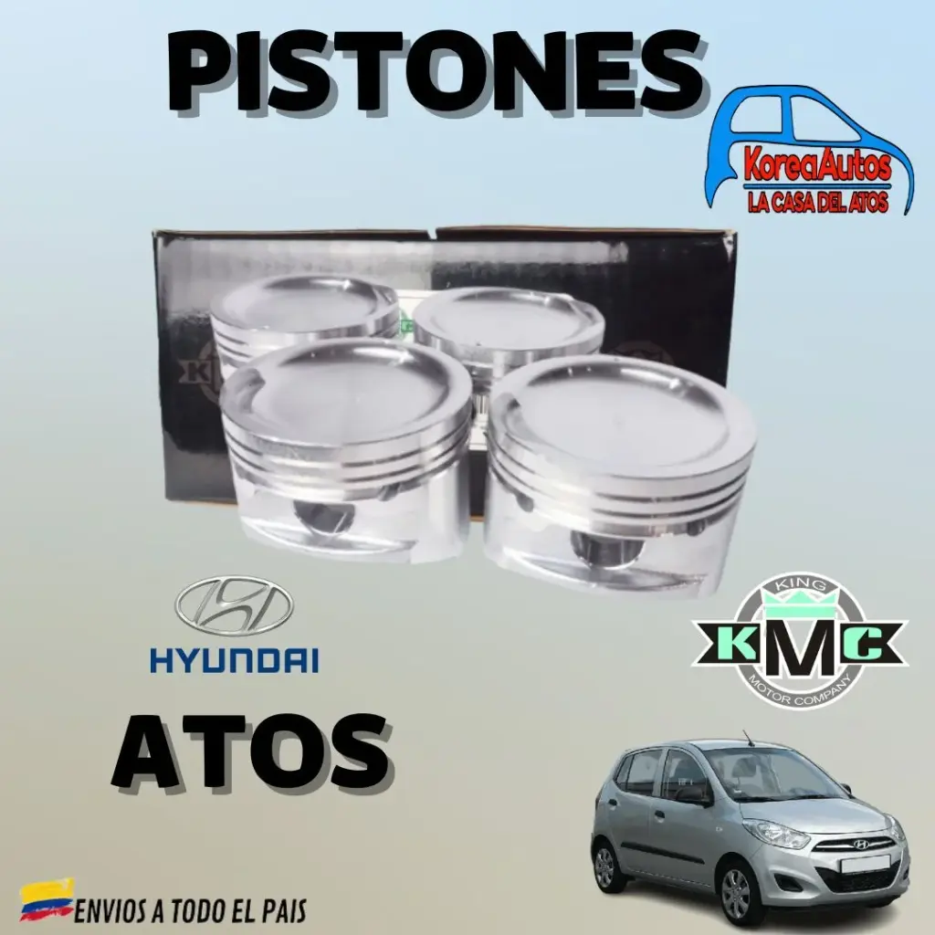 PISTONES 100 HYUNDAI ATOS 67MM I10  MKA TOTO