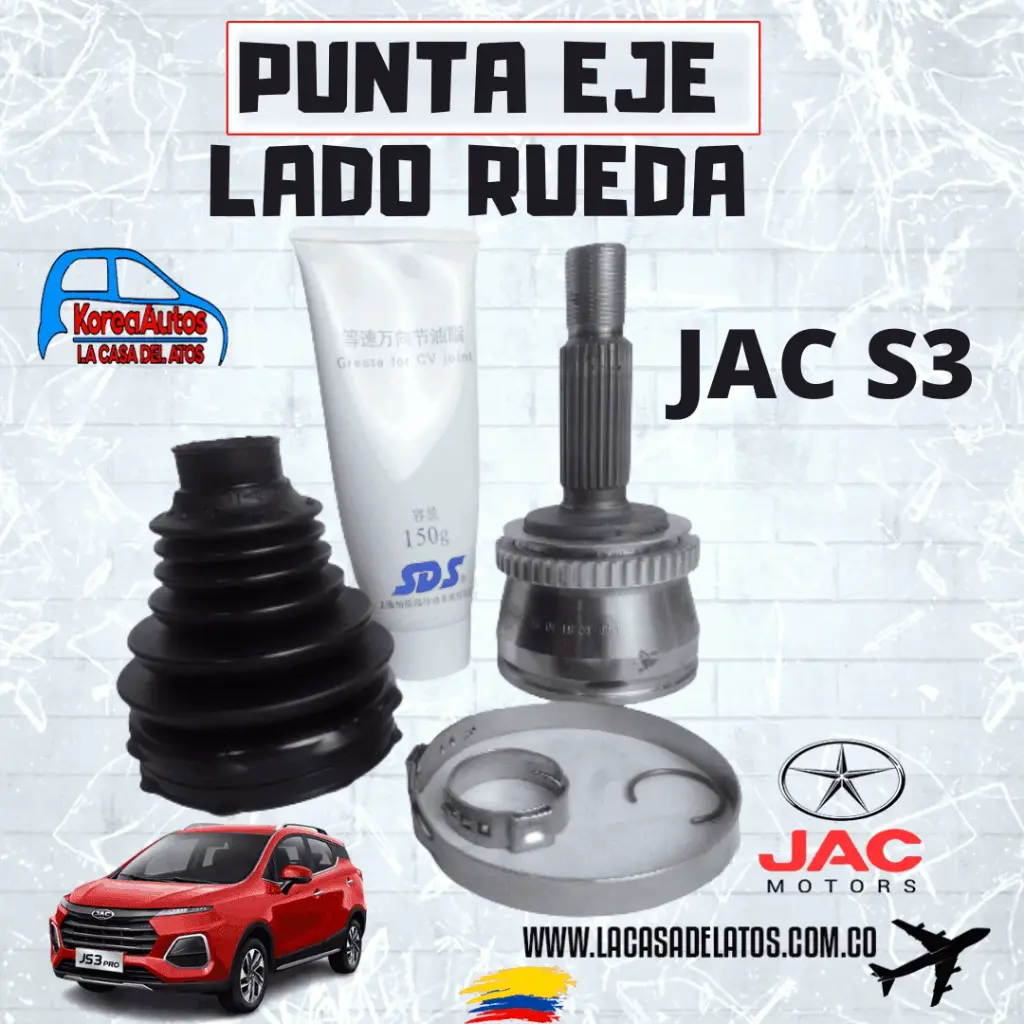 PUNTA EJE LADO RUEDA JAC S3  2200400U2212-F01