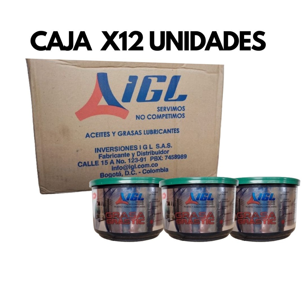 COMBO CAJA GRASA FIBRA VERDE POR 12 UNID  G12RD