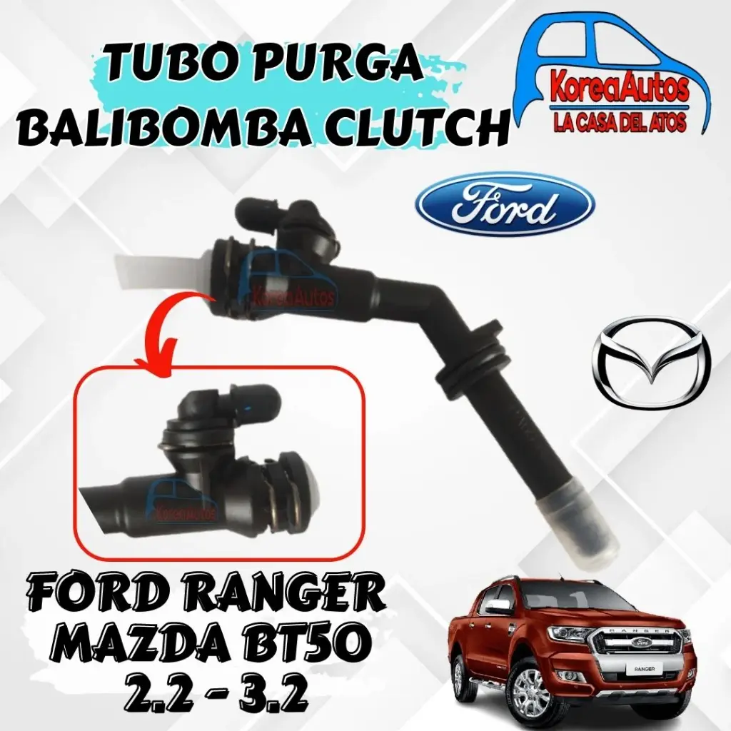 TUBO PURGA BALIBOMBA CLUTCH FORD RANGER MAZDA BT50 2.2-3.2  AB39-7C560-AB