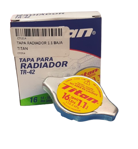 TAPA RADIADOR TR-42 SIST SELLADO 1.1(16 LB) BAJA TITAN - 103948 SWIFT SPRINT ALTO WAGON R LU MAZDA B2200