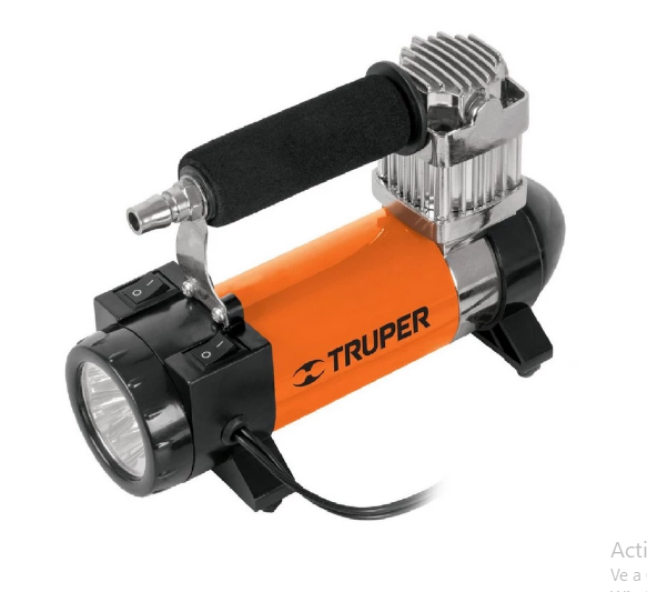 COMPRESOR DE AIRE 12V PORTATIL PARA AUTO CON MALETIN