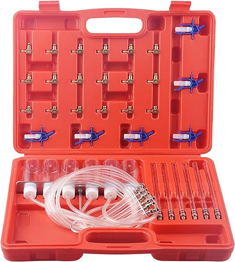 PROBADOR DE FUGAS Y DIAGNOSTICO DIESEL MEDIDOR FLUJO INYECTOR 6 CILINDROS