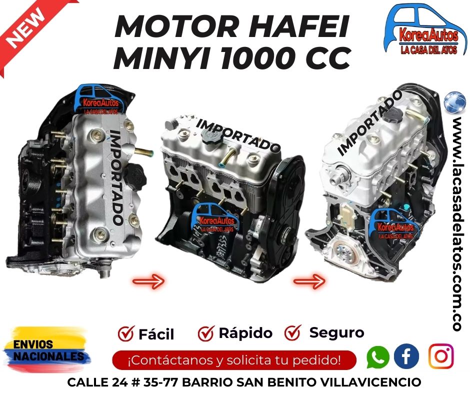 MOTOR HAFEI MINYI CHANA CON BOBINA - DA465Q