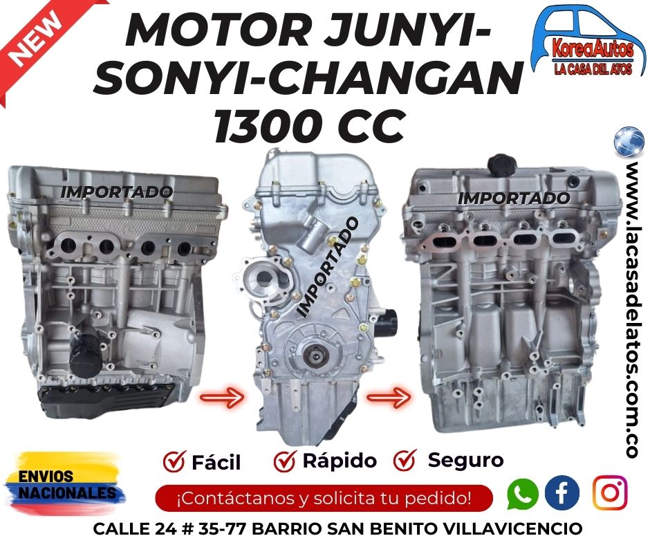 MOTOR CHANA HAFEI 1.3 JUNYI - REF. DAM13R