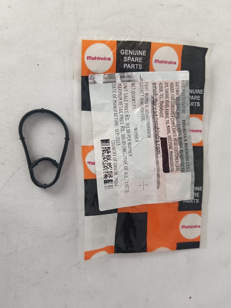 EMPAQUE DE TAPA VALVULAS MAHINDRA KUV 100 - 0308BAW00091N