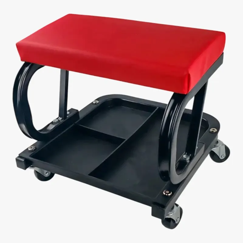 Silla Para Mecanico Con Ruedas Y Bandeja 1568C