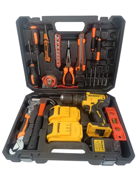 Taladro Inalambrico Con 27Pcs Con Cargador Y Dos Bateria Ta241D