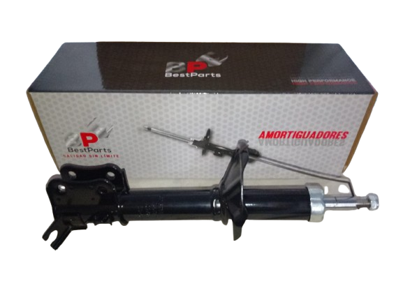 [C91587] AMORTIGUADOR DELANTERO DERECHO N300 CON PLATINA BIELETA A GAS MARCA BEST PARTS 24513798BP