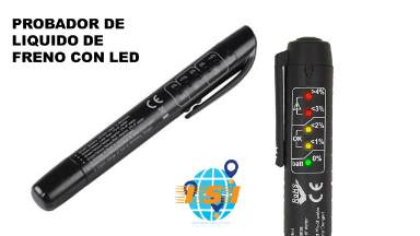 PROBADOR DE LIQUIDO DE FRENO CON LED