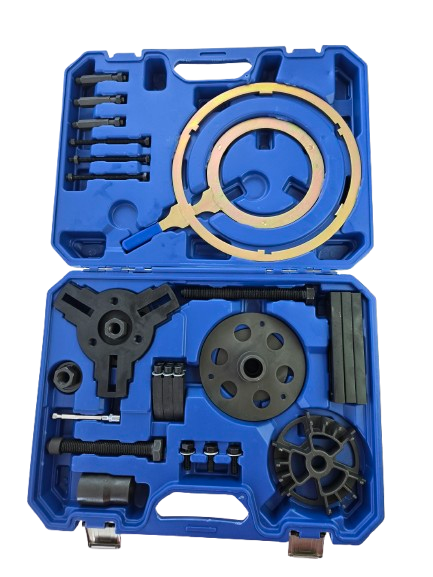 HERRAMIENTA CAMBIO DE EMBRAGUE FORD FIESTA- FORD FOCUS POWERSHIFT KIT DOBLE CLUTCH CAJA AUTOMATICA  27 PIEZAS 