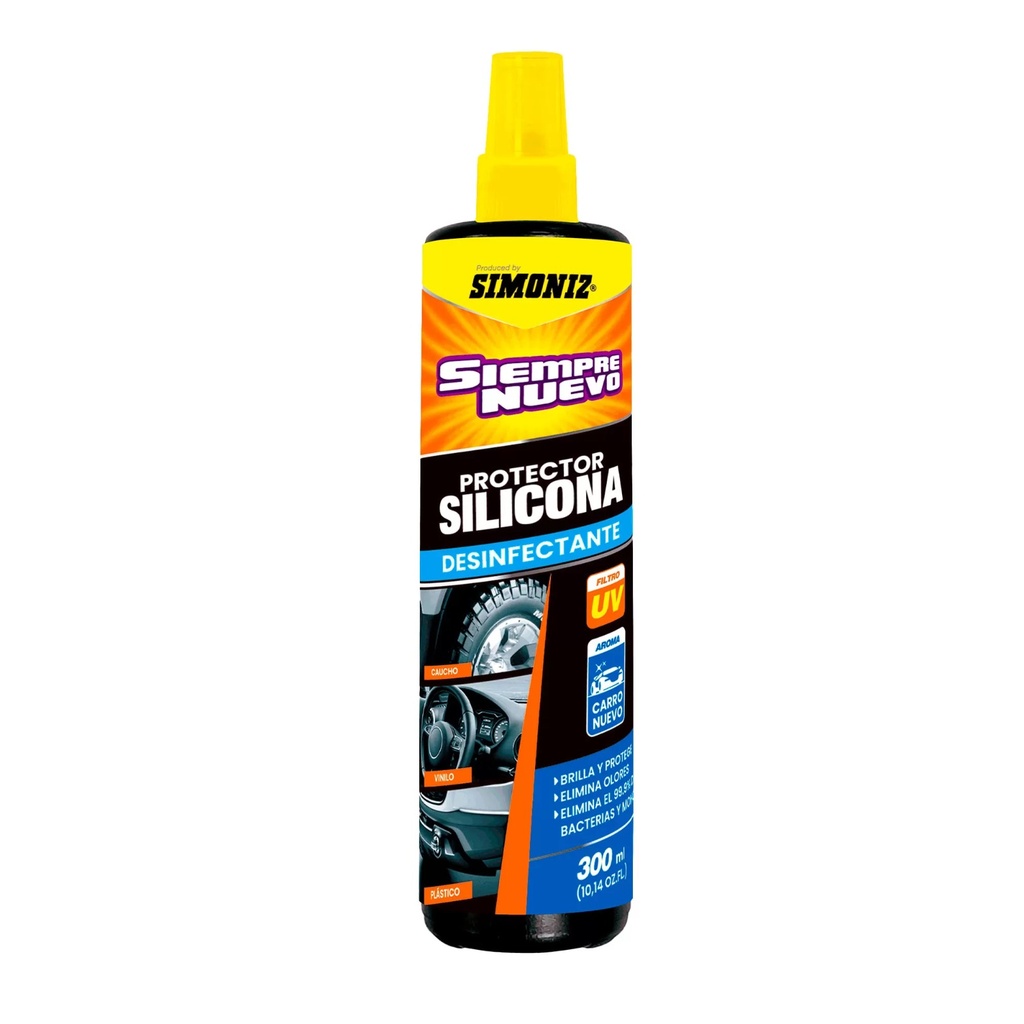 SILICONA DESINFECTANTE SIEMPRE NUEVO 300 ML CARRO NUEVO - 207372