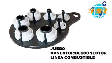JUEGO CONECTOR/DESCONECTOR LINEA COMBUSTIBLE 