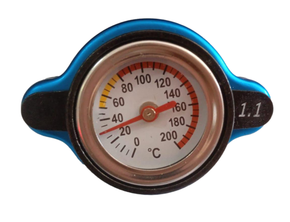 TAPA RADIADOR CON RELOJ DE TEMPERATURA 1.1 y 0.9 