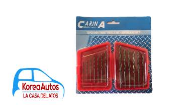 JUEGO BROCAS 1/16 - 1/4" 13 PIEZAS