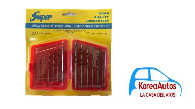 JUEGO BROCAS 1.5 -6.5 X 0.5 MM 13 PIEZAS