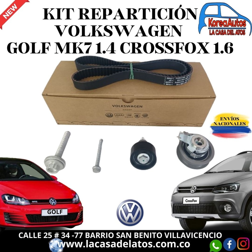 KIT REPARTICION GOLF MK7 1.4 CROSSFOX 1.6  163D-20MM 530059210