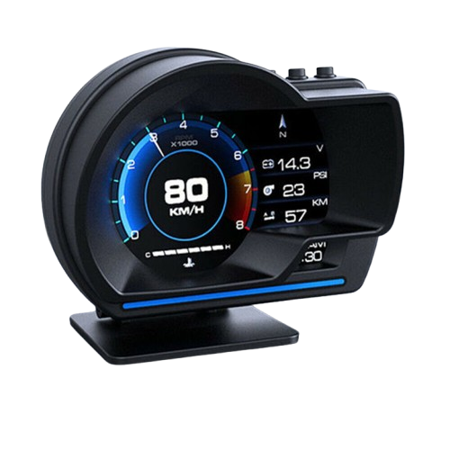 MONITOR HUD OBD2 P6 GPS AUTOMOVILES Y CAMIONES 