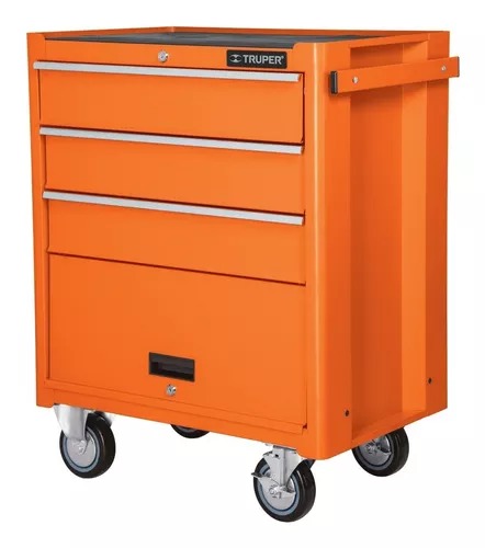 GABINETE METALICO MOVIL, 4 CAJONES, CAPACIDAD 90 KG - TRUPER