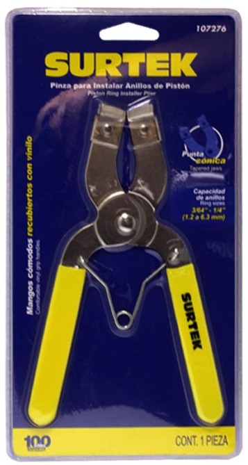 PINZA INSTALAR ANILLOS PISTON - SURTEK - 107276