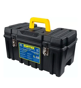 CAJA HERRAMIENTA PLASTICA BROCH 21X10 - SURTEK - cps20