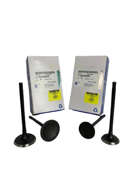 JUEGO VALVULAS ESCAPE X8 AVEO OPTRA 1.4 1.6 ORIGINAL  96896008