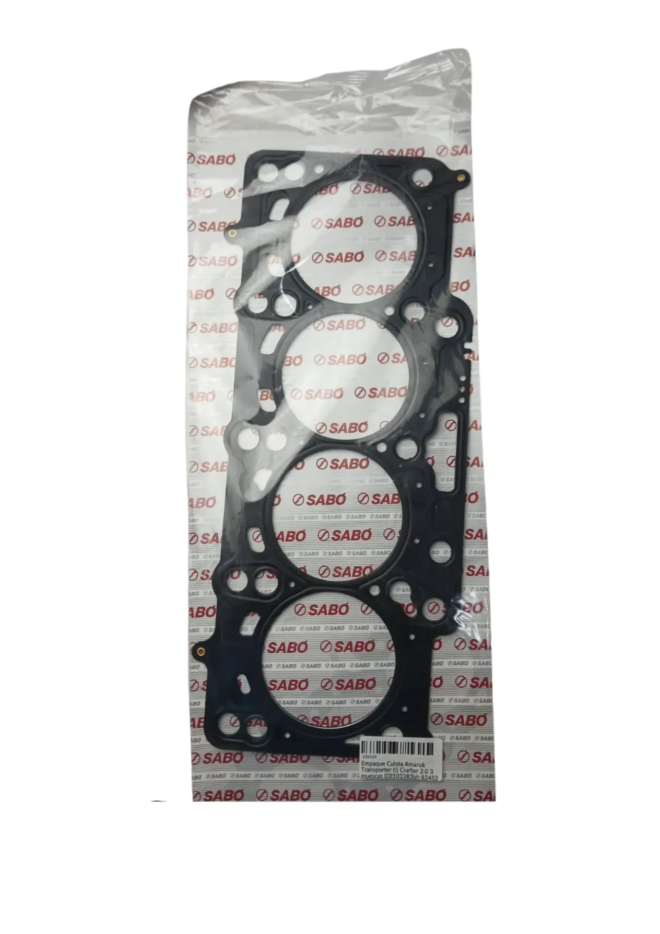 [C31114] Empaque Culata Amarok Transporter t5 Crafter 2.0     3 muescas 03l103383bh 82452 Marca Sabo