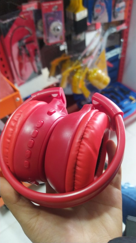 AUDIFONOS INHALAMBRICOS ROJOS