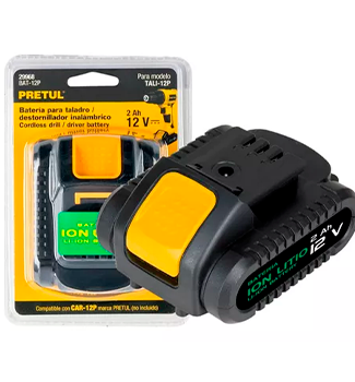 Bateria Ion Litio 12V Para Taladro Tali-12P Pretul