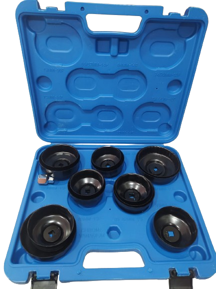 JUEGO 14 LLAVES TIPO COPA PARA EXTRAER FILTRO DE ACEITE - IH-F6003