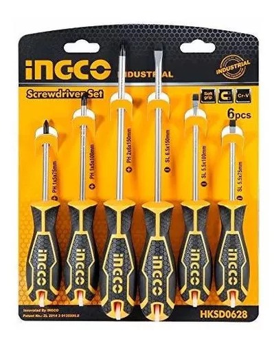 JUEGO DESTORNILLADORES 6PCS - HKSD0628