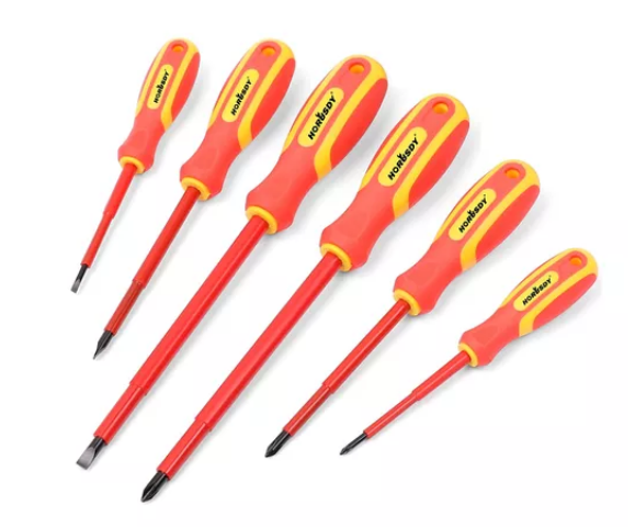 JUEGO DESTORNILLADORES AISLADOS 1000V PALA Y ESTRIA CRV