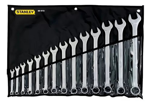 JUEGO LLAVE MIXTA 14PZ METRICA 86-970