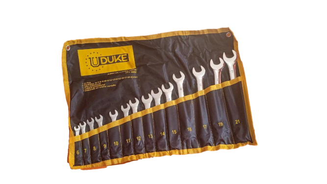 LLAVE MIXTA JUEGO X 14 PCS (6-21 MM) CR/V UDUKE -  hty0032