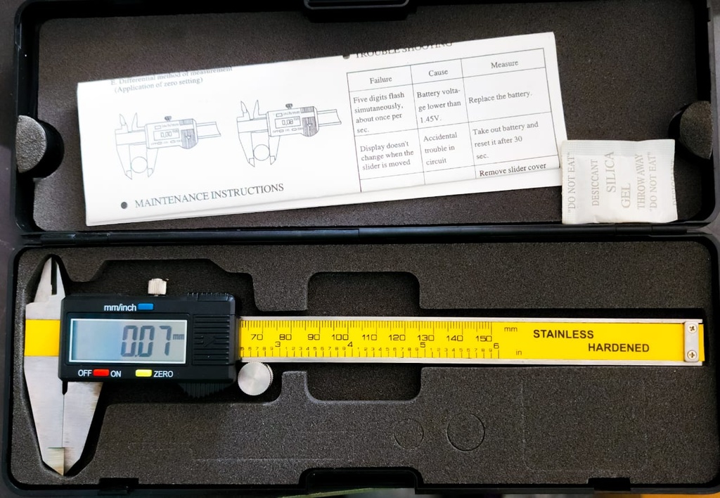 PIE DE REY DIGITAL METALICO TALTOOLS