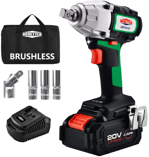 PISTOLA INALAMBRICA DE IMPACTO BRUSHLESS 6 MESES DE GARANTIA - x002tg7uar