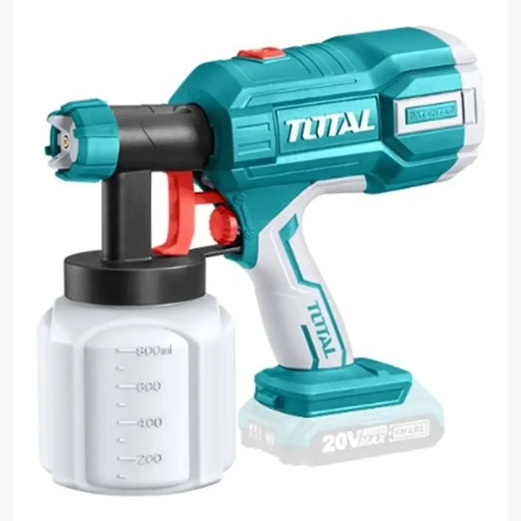 PISTOLA PARA PINTAR BAT 20V 600ML/MIN 0.1 BAR 800ML - TSGLI2001